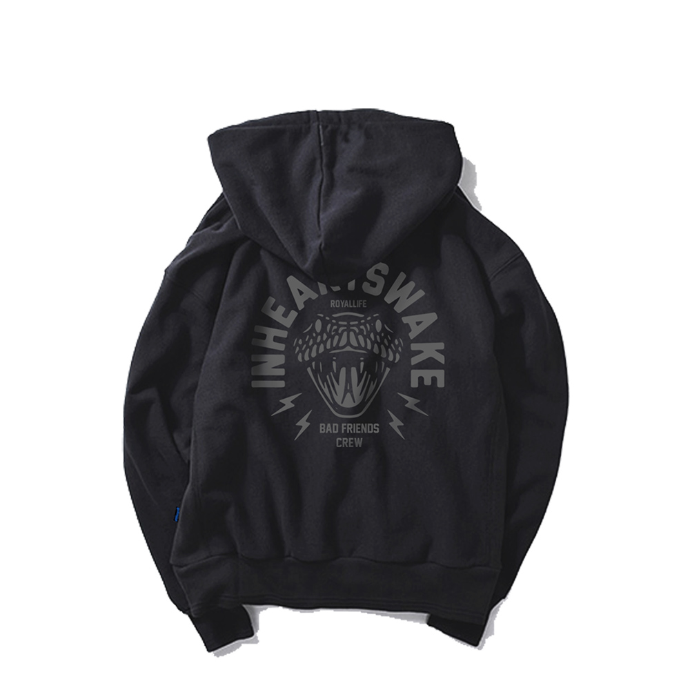 RLPH120 BAD FRIENDS SNAKE HOODIE - 2 COLORS