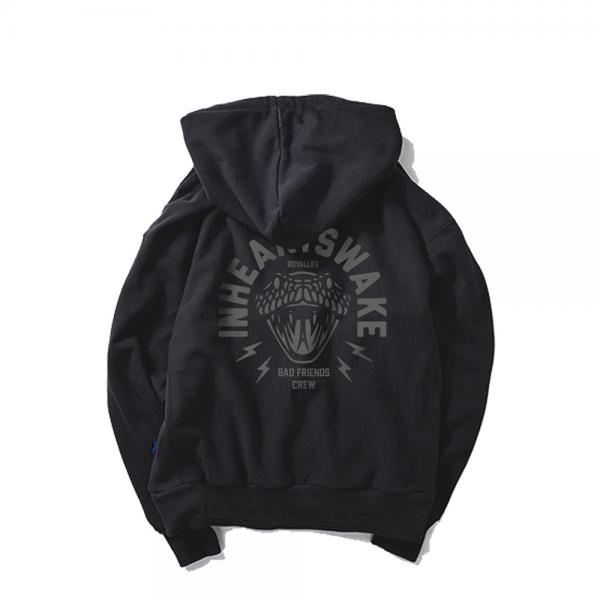 RLPH120 BAD FRIENDS SNAKE HOODIE - 2 COLORS