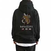 RLOHZ104 SNAKE TIGER OVERFIT HOODIE ZIP UP