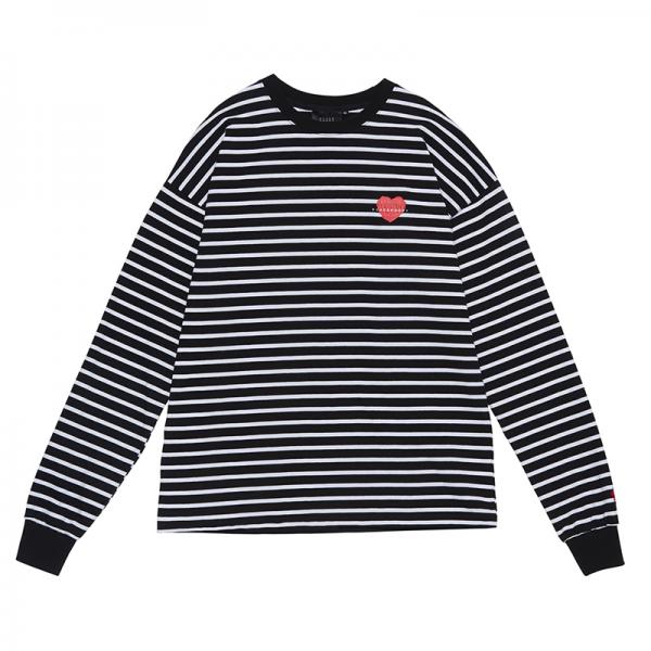HEART ROSE LONG SLEEVE WHITE