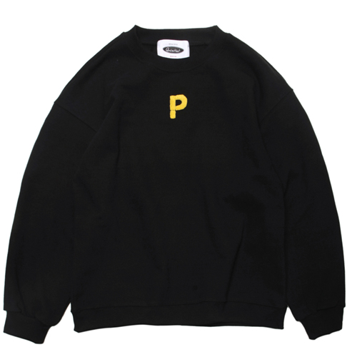 PLASTICATE  LOGO SWEAT-SHIRTS-BLACK