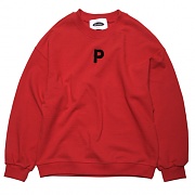 PLASTICATE  LOGO SWEAT-SHIRTS-RED