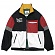 PLASTICATE COLOR-BLOCK COACH JACKET-BLACK