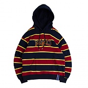 [ROMANTIC CROWN] MMD STRIPED HOODIE_NAVY