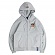 [ROMANTIC CROWN] CEREMONY TAPE HOOD ZIP UP_GREY