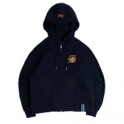 [ROMANTIC CROWN] CEREMONY TAPE HOOD ZIP UP_NAVY