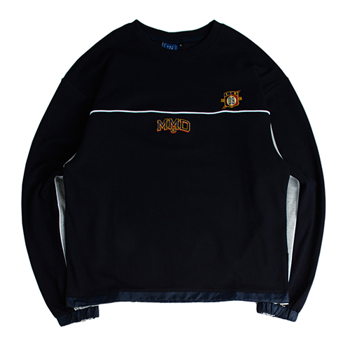 [ROMANTIC CROWN] MMD PIPING SWEATSHIRTS_NAVY