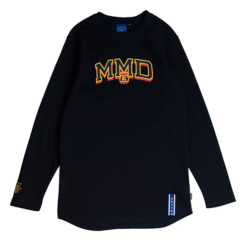 [ROMANTIC CROWN] MMD LONG SLEEVE_NAVY