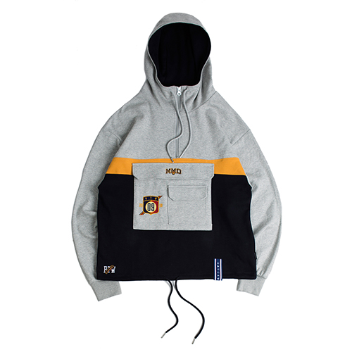 [ROMANTIC CROWN] MMD PULLOVER ANORAK_GREY