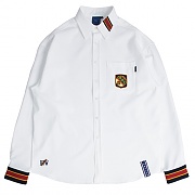 [ROMANTIC CROWN] STRIPED CUFFS SHIRT_WHITE