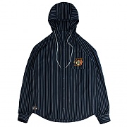 [ROMANTIC CROWN] STRIPED HOOD SHIRT_NAVY