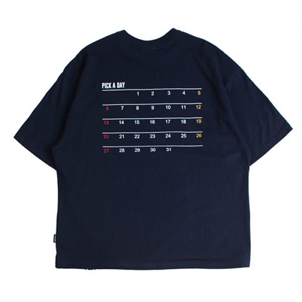 [ROMANTIC CROWN] SCHEDULER T_SHIRT_NAVY