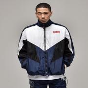 MESH TRACK SUIT JACKET_NAVY
