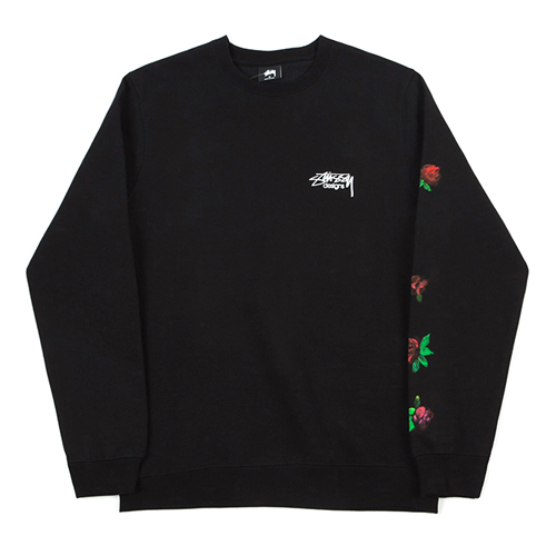ROSES CREW-BLK