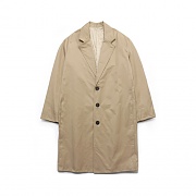 (Unisex) Oversize Basic Single Coat_Beige