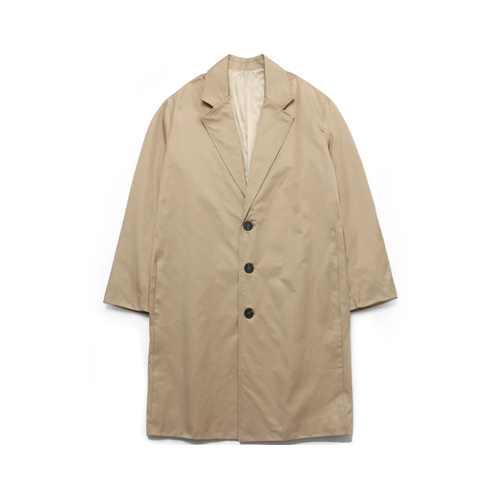 (Unisex) Oversize Basic Single Coat_Beige
