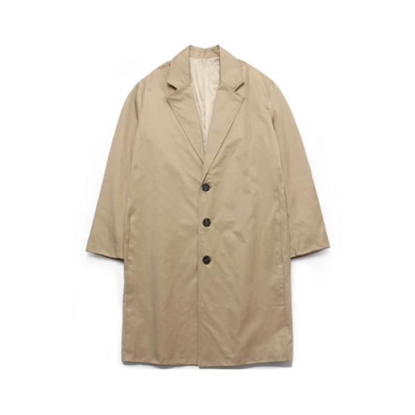 (Unisex) Oversize Basic Single Coat_Beige