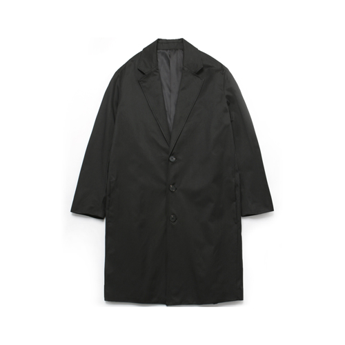 (Unisex) Oversize Basic Single Coat_Black