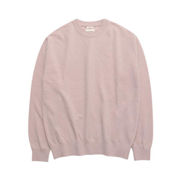 (Unisex) Merino Wool Basic Round Top_Burnished Lilac