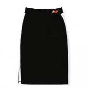 5.B.O MINI LOGO SIDE SKIRTS-BLACK