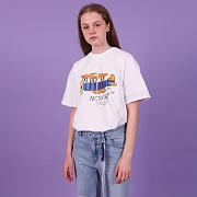 Airplane graphic tshirt-blue