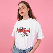 Airplane graphic tshirt-red
