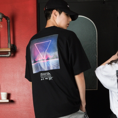 [õ] ACIDBLACK - BACK TO THE NEW FUTURE TEE (BLACK)  Ƽ Ƽ