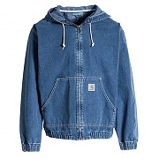 (I024845)ACTIVE JACKET-BLUE, STONE WASHED