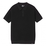 KINGSTON S/SL POLO SWEATER-BLK
