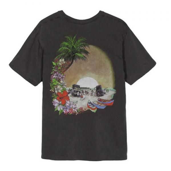 HELLSHIRE PIG. DYED TEE-BLK