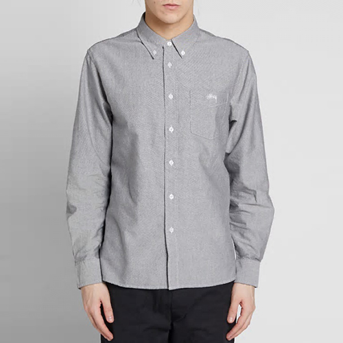 CLASSIC OXFORD L/SL SHIRT-BLK