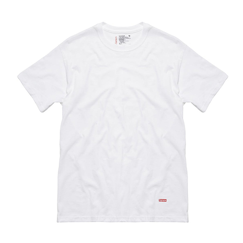 HANES TAGLESS TEE-WHITE(1ea)