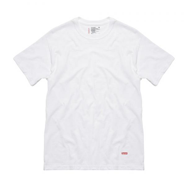 HANES TAGLESS TEE-WHITE(1ea)