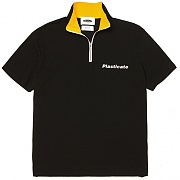 PLASTICATE Pique Hi-neck 1/2 Jersey (black)