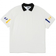 Floor Pique Collar 1/2 Jersey (white)