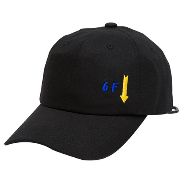 Floor 6-pannel Ball Cap (black)