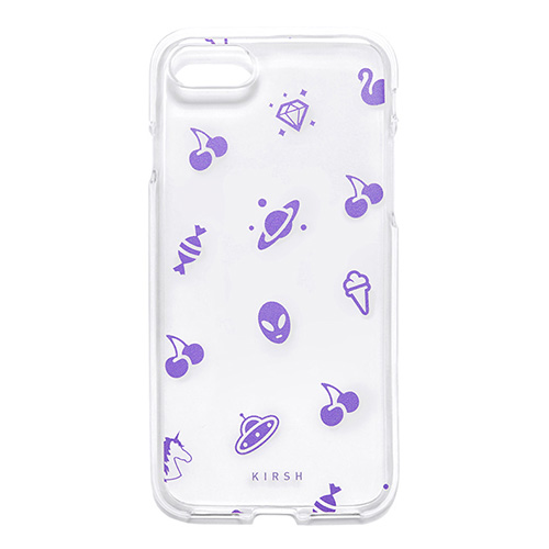 CHERRY PATTERN PHONE CASE HS [PURPLE]
