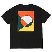 PLCT Geometry Logo 1/2 T-Shirts (black)