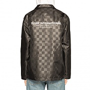 TONAL CHECK JACKET-BLACK