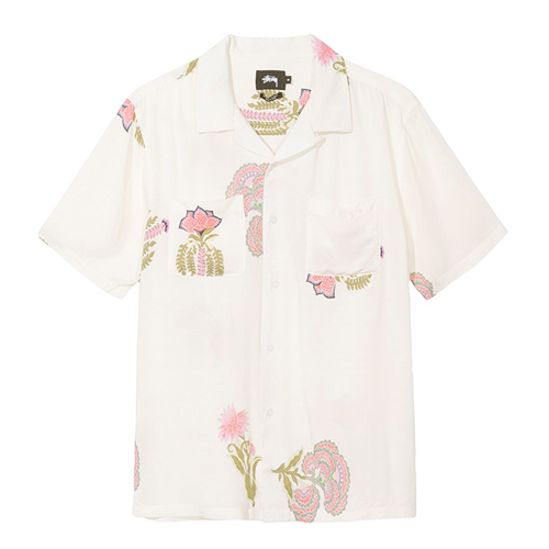 HANA PRINTED SHIRT-WHITE