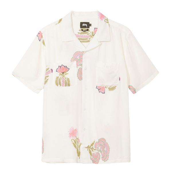 HANA PRINTED SHIRT-WHITE