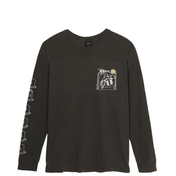 HARVEST RAIN TD LS TEE-BLACK