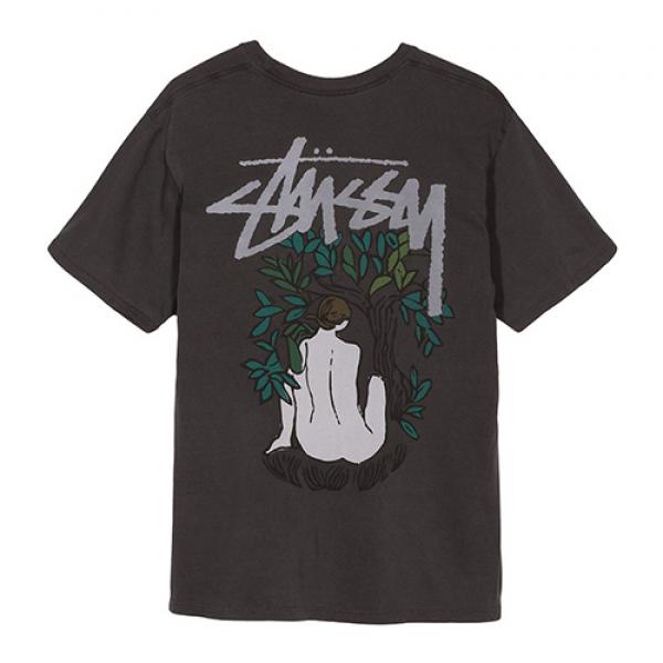 FORCES OF NATURE PIG. DYED TEE-BLACK