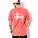 BASIC STUSSY TEE-ROSE