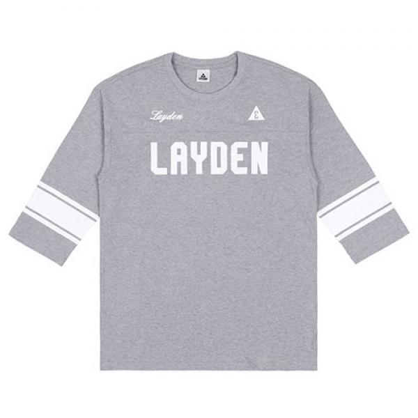 WALKER FOOTBALL 3/4 TEE-GRY