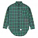 STIGMA GUADALUPE OVERSIZED CHECK SHIRTS GREEN