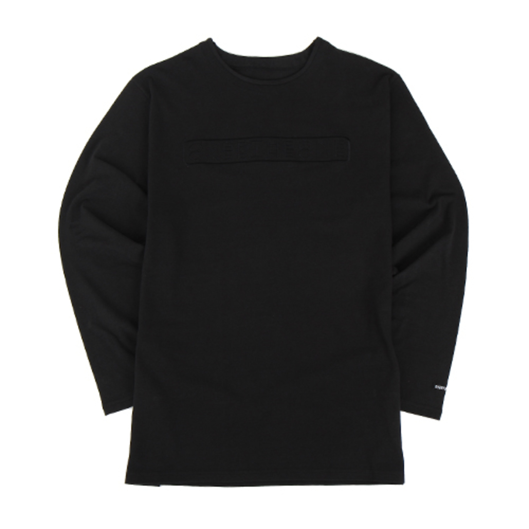 [011]OVERTHEONE LONG SLEEVE(BLACK)