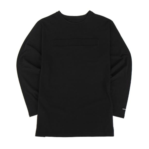 [011]OVERTHEONE LONG SLEEVE(BLACK)