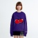 [԰] BIG CHERRY SWEATSHIRT HA [PURPLE]