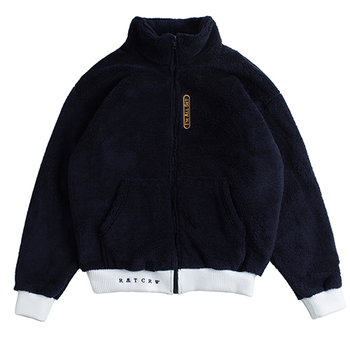 [ROMANTIC CROWN] Yeti Zip Up Jacket_navy